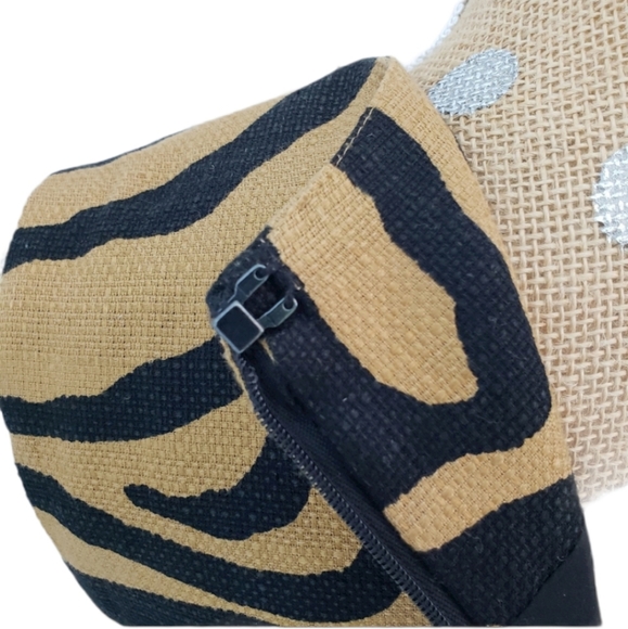 Anne Klein Animal Print Linen Shift Dress size 6 - Picture 5 of 7